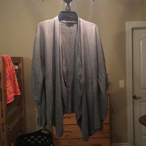 Gray cardigan